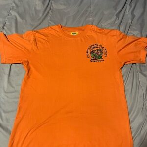 Chinatown Market Trippy Mushroom Orange Graphic T-Shirt Mens Large